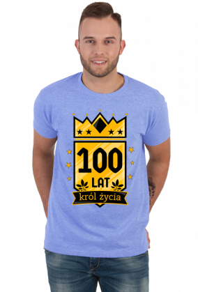 Król Życia - koszulka na 100 urodziny