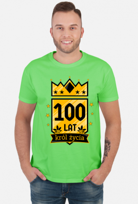 Król Życia - koszulka na 100 urodziny