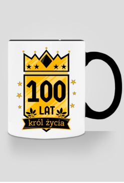 Król Życia - kubek na 100 urodziny