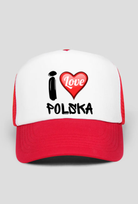 I Love Polska - czapka z daszkiem