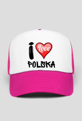 I Love Polska - czapka z daszkiem