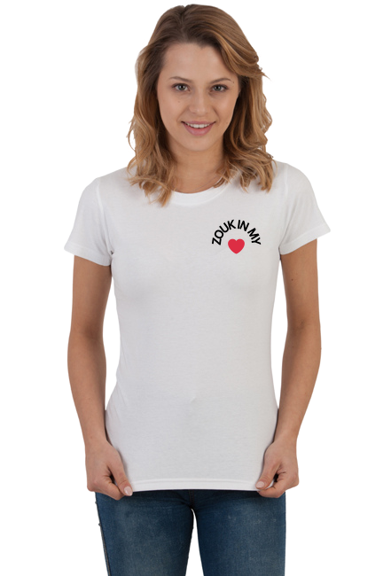 Koszulka "ZOUK IN MY HEART" (Wybór koloru)