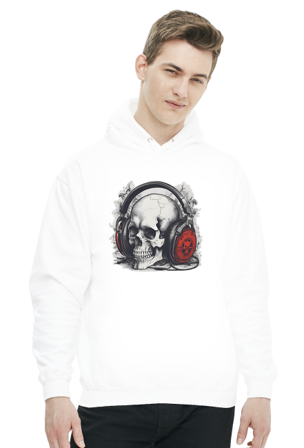 Bluza męska z kapturem Słuchawki