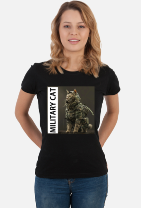 Koszulka kot militarny