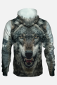 Bluza z Kapturem FullPrint - Wilk (10)