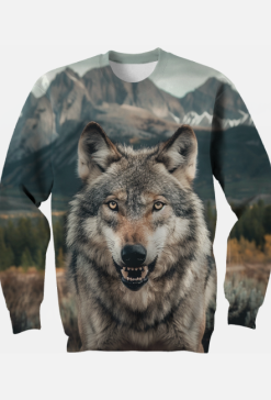 Bluza FullPrint - Wilk (08)