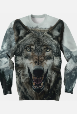 Bluza FullPrint - Wilk (09)