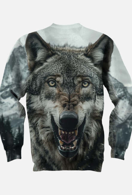 Bluza FullPrint - Wilk (09)