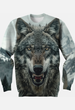 Bluza FullPrint - Wilk (10)