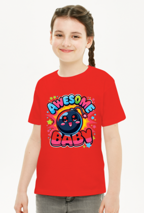 Koszulka dziecięca Unisex Awesome Baby