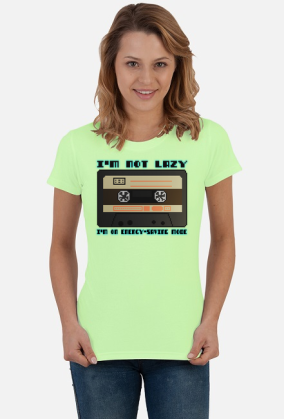 I'm not lazy