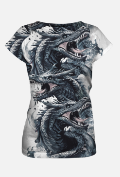 Koszulka Damska FullPrint - Dragons (01)