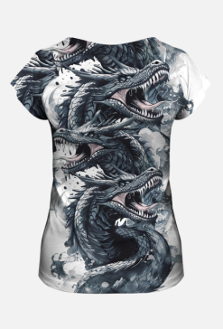 Koszulka Damska FullPrint - Dragons (01)