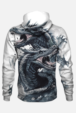 Bluza z Kapturem FullPrint - Dragons (01)