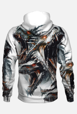 Bluza z Kapturem FullPrint - Dragons (04)