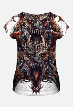 Koszulka Damska FullPrint - Dragons (13)
