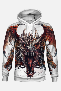 Bluza z Kapturem FullPrint - Dragons (13)