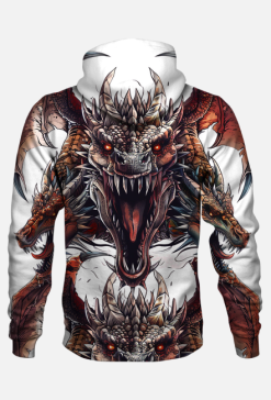 Bluza z Kapturem FullPrint - Dragons (13)