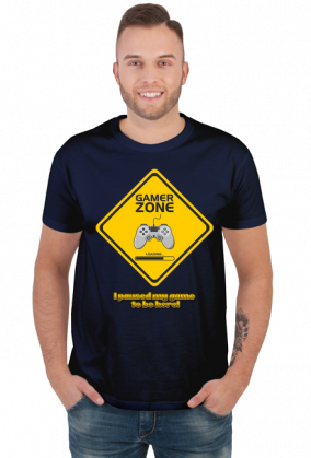 Gamer Zone: I paused my game to be here! T-SHIRT