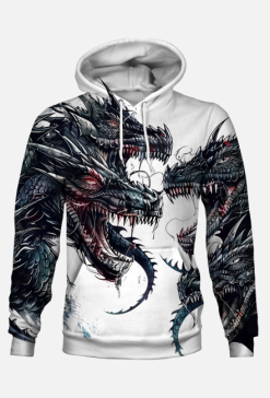 Bluza z Kapturem FullPrint - Dragons (14)