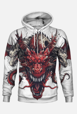 Bluza z Kapturem FullPrint - Dragons (15)