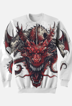 Bluza z Kapturem FullPrint - Dragons (15)