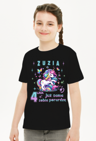 4 lata koszulka urodzinowa  z twoim imieniem