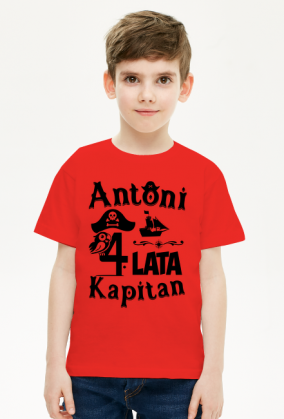 Koszulka małego pirata - urodzinowa