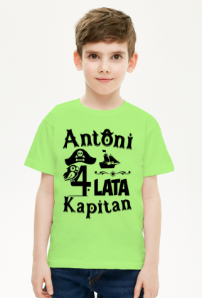 Koszulka małego pirata - urodzinowa