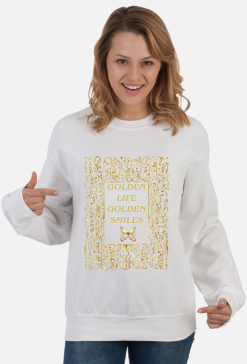 Bluza damska Golden life golden smiles