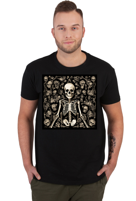 Death Skull AI3 Tshirt Black