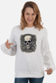 Death Skull AI4 Bluza Woman White
