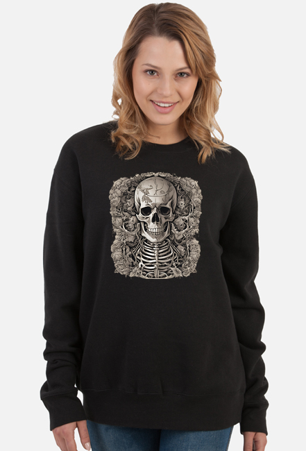 Death Skull AI5 Bluza Woman Black