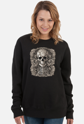 Death Skull AI5 Bluza Woman Black