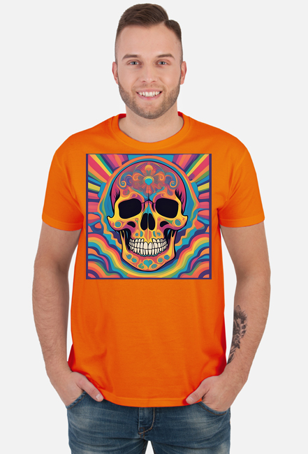 Psychodelic Skulls AI1 Tshirt