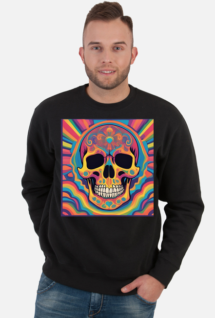 Psychodelic Skulls AI1 Bluza