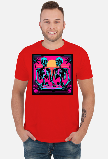 Psychodelic Skulls AI2 Tshirt