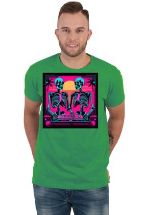 Psychodelic Skulls AI2 Tshirt
