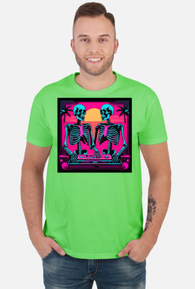 Psychodelic Skulls AI2 Tshirt