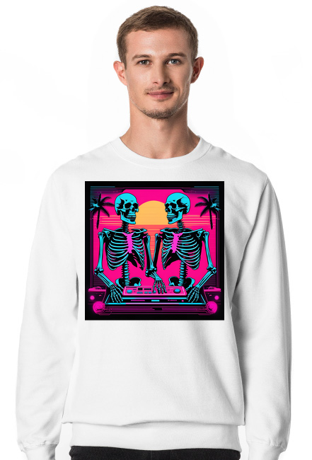 Psychodelic Skulls AI2 Bluza