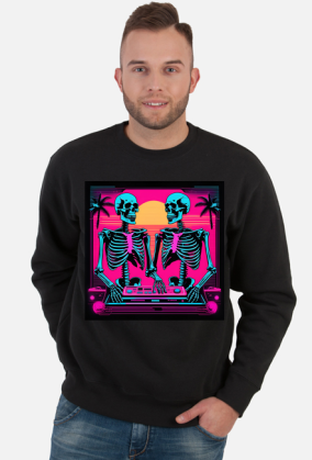 Psychodelic Skulls AI2 Bluza
