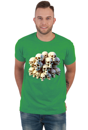 3D Death Skull AI8 Tshirt