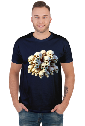 3D Death Skull AI8 Tshirt