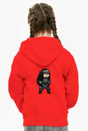 Bluza z kapturem ze wzorem EFT Labs Girl