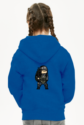 Bluza z kapturem ze wzorem EFT Labs Girl