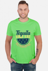 T-shirt męski zielony Tequila