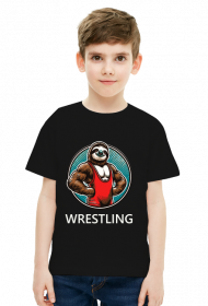 Koszulka dziecięca - Leniwiec WRESTLING - wzór 002