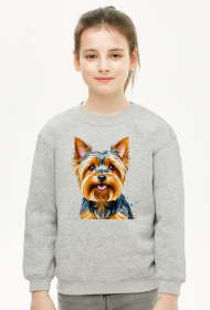 Koszulka Pies Yorkshire Terrier Przód i Tył