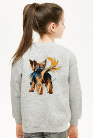 Koszulka Pies Yorkshire Terrier Przód i Tył