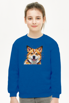 Akita Inu Pies - Koszulka z nadrukiem Abstrakcja